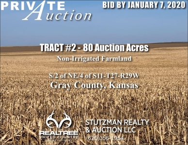 Gray County KS - TR #2 - 80 ACRES NON-IRRIGATED FARMLAND - image 1