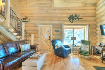 Colorado Log Cabin Borders BLM W/Private Trout Stream Access - image 5