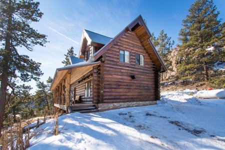 Colorado Log Cabin Borders BLM W/Private Trout Stream Access - image 22