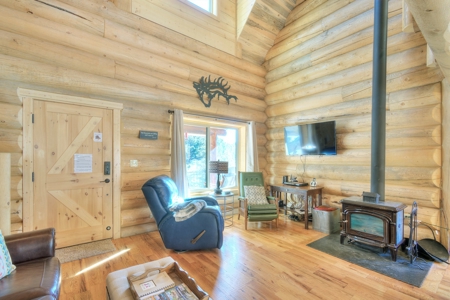 Colorado Log Cabin Borders BLM W/Private Trout Stream Access - image 6