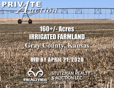 Gray County Kansas 160+/- Acres Irrigated Farmland - image 1