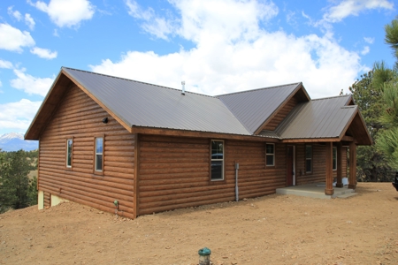 Colorado Mountain Cabin Log-Sided Amish Built - image 1