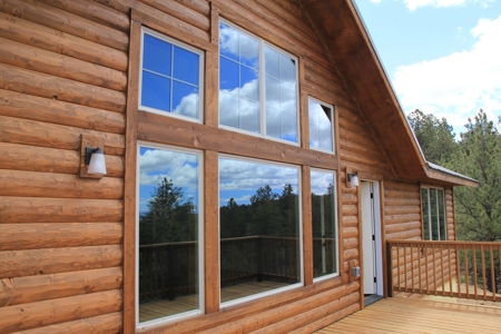 Colorado Mountain Cabin Log-Sided Amish Built - image 14