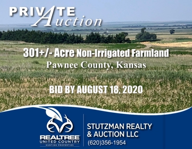 Pawnee County, Ks ~ 301+/- Acre Cropland ~ Private Auction - image 1