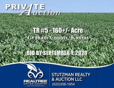 Graham County, Ks Tr #5 - 160+/- Acres ~ Cropland ~ Auction - image 1