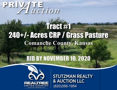 Comanche County, Ks ~ 240+/- Acre ~ Private Auction ~ Tr#1 - image 2