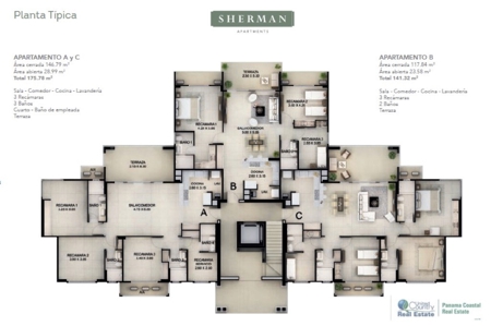 Apartment For Sale In Ph Sherman T1 Bijao Panama - image 8