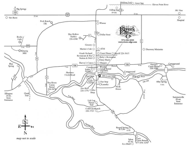 5 acres m/l. Shannon County Missouri RIVERS EDGE RESORT - image 34