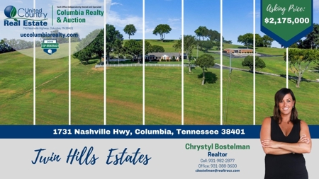 Tennessee Estate with Farm Land & Guest House for Sale - image 1