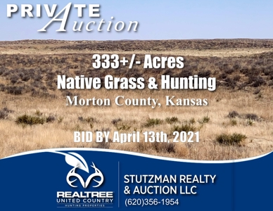 Morton County, Ks ~ 333 Acres ~ Private Auction - image 1