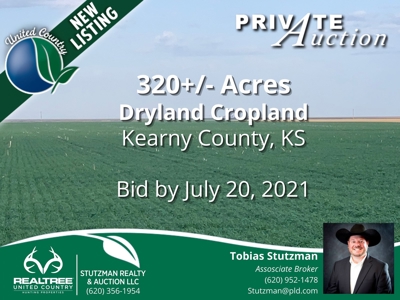 Kearny County Kansas ~ 320 Acre Farm ~ Private Auction - image 1