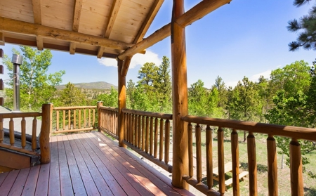 Beautiful Views From This Mountain Log Home - image 4