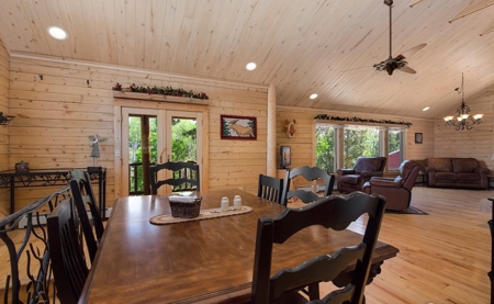 Beautiful Views From This Mountain Log Home - image 11