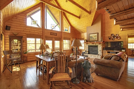 Beautiful Log Home for Sale Anamosa Iowa - image 4