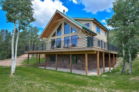 Log Home  - Extraordinary 35 acres in Central Colorado Mtns - image 1