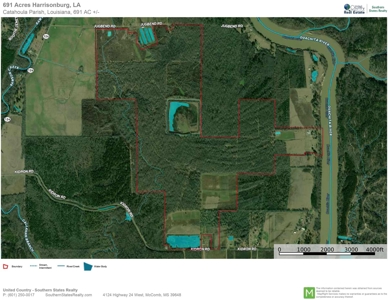 691 Acre High Fence Hunting Property for Sale 2 Lodges LA - image 37