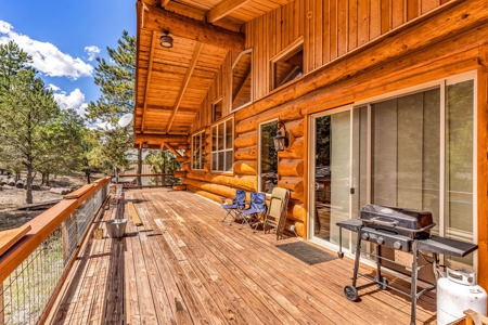 Large Custom Log Home for Sale in Cotopaxi, Colorado - image 34