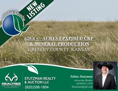Greeley County Ks ~ 620.4 Acres Expired Crp & Mineral Rights - image 1
