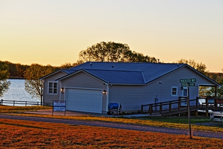 Water Front Lake Home For Sale - Coldwater, Kansas - image 1