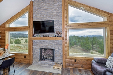 Colorado Log Sided Mountain Home with Live Stream - image 7