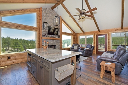 Colorado Log Sided Mountain Home with Live Stream - image 23