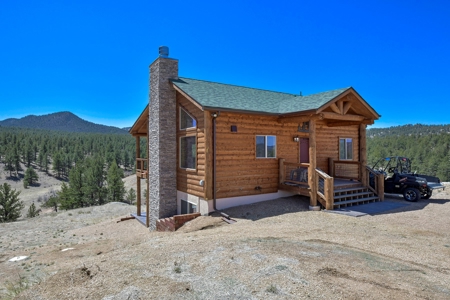 Colorado Log Sided Mountain Home with Live Stream - image 21