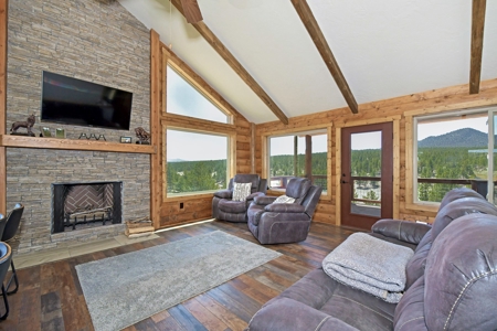 Colorado Log Sided Mountain Home with Live Stream - image 27