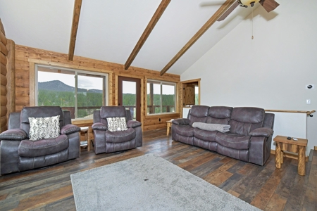 Colorado Log Sided Mountain Home with Live Stream - image 10