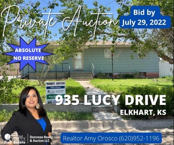 Private Auction - 3 Bedroom, 2 Bath Home In Elkhart, Kansas - image 1