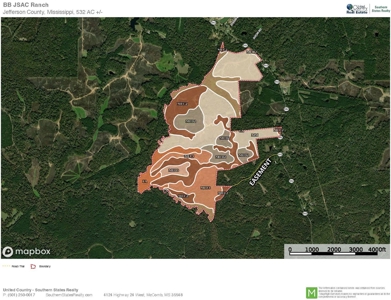 Deer Creek 532 Acres Land for Sale Jefferson County MS - image 44