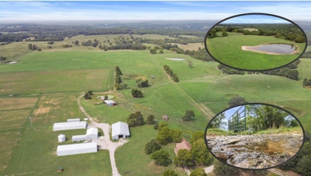 Mo Ranch With Row Crop Acreage, Live Water, Home - image 1