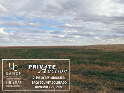 Baca County, Colorado ~ 2,195 Acre Farm ~ Private Auction - image 3