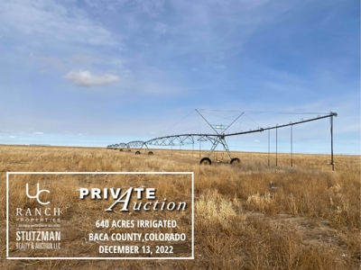 Private Auction ~ 640 Acre Irrigated Farm ~ Baca County, Co - image 8