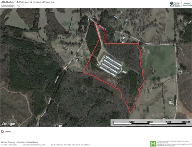 Nice 4 House Poultry Broiler Farm with 43 Acres Central MS - image 32