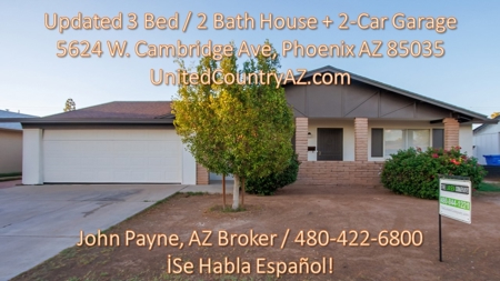 Updated 3 Bedroom, 2 Bathroom House in Phoenix, AZ For Sale! - image 30