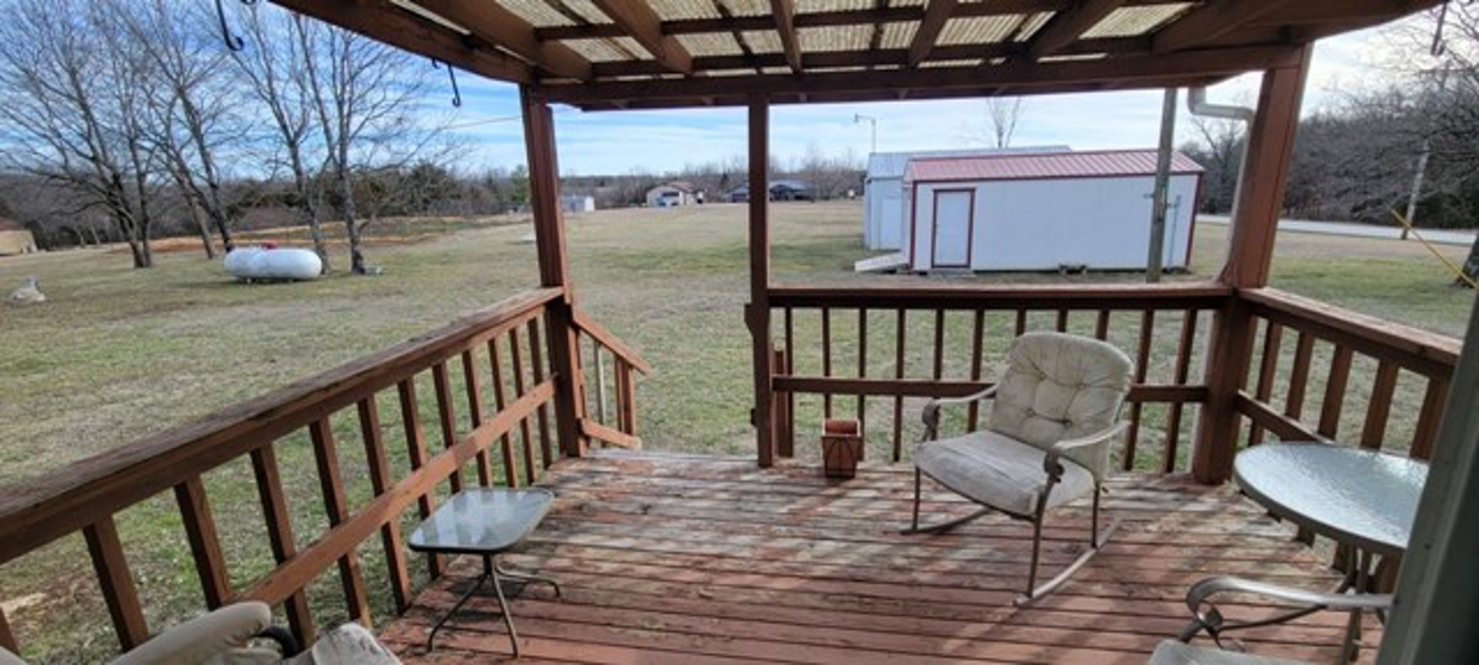 Back porch view