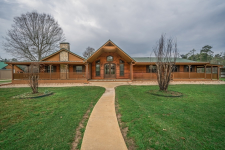 For Sale Horse Ranch and Log Home in Gilmer, Texas - image 2