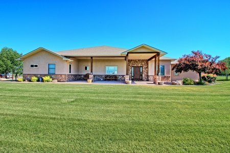 Custom Western Country Home on Acreage with Shop Buildings - image 1