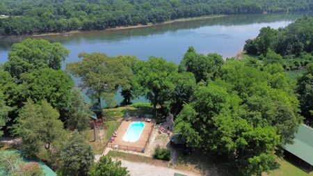 Riverfront Log Cabins For Sale In Mountain View, Arkansas - image 1