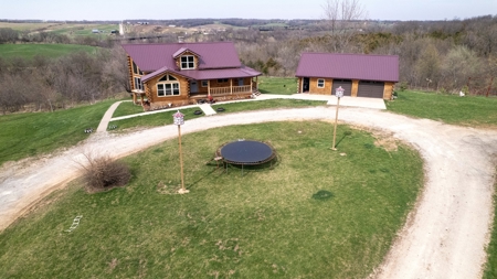 Monroe County Custom Built Log Cabin For Sale - image 1