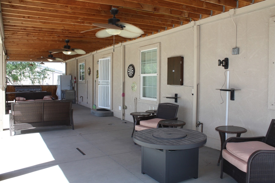 Rear Covered Patio