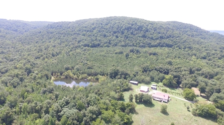 Ozark Mountain Large Farm Acreage with Creek for Sale - image 1