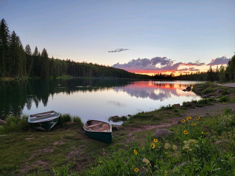 Views of Bever Lake 