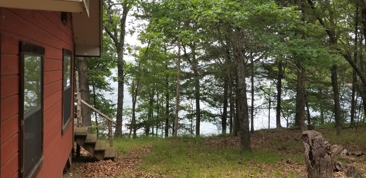 Lake view from Cabin
