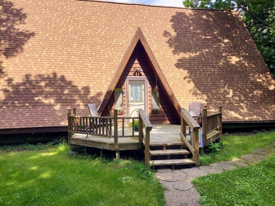 A-Frame Lakehouse for Sale in Mizpah, Minnesota - image 1