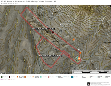 Oatman Az Oasis Auction! 95.18 Acres + Well + Mining Claims - image 1