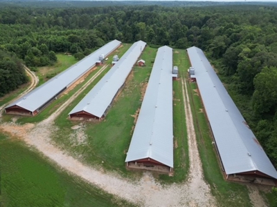 Northeast Georgia Poultry Farm for Sale / Acreage Carlton GA - image 1