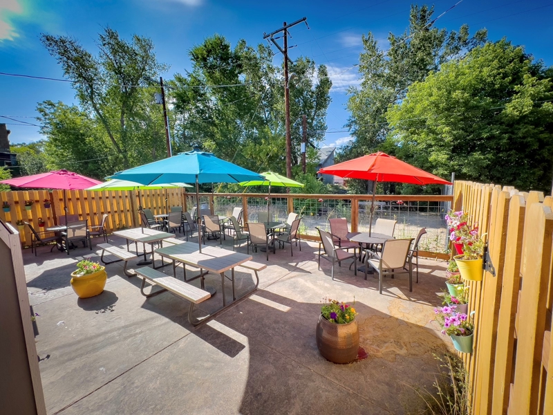 outdoor commercial space