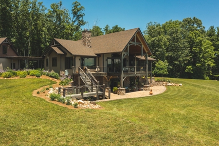 Custom Timber Frame Home and Land for Sale at Auction - image 4
