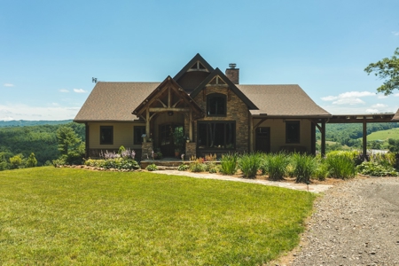 Custom Timber Frame Home and Land for Sale at Auction - image 1